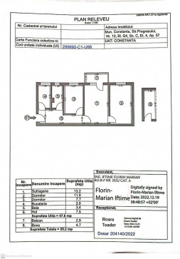                                             Vanzare -                                                                                     Apartament 3 camere                                                                                 - km 4/5
                                        